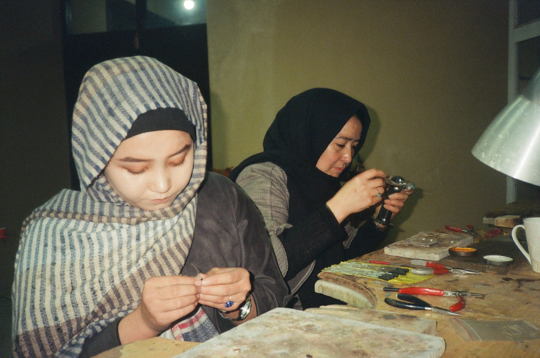 Quartz halskæde I Kabul, Afghanistan