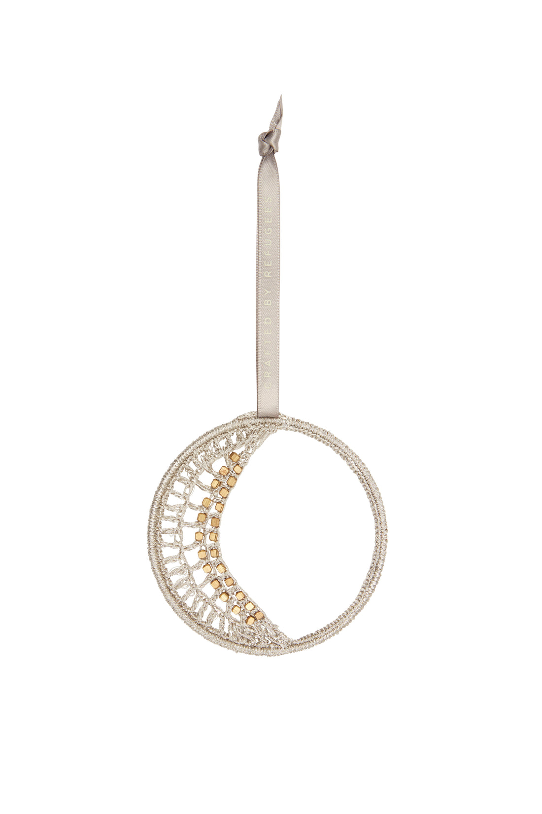 Silver Moon Ornament