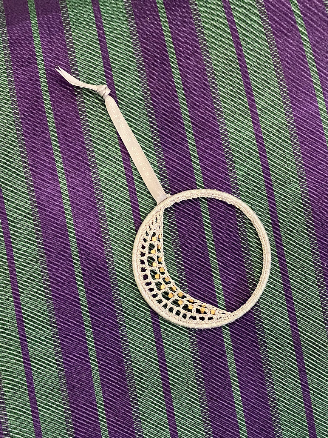 Silver Moon Ornament