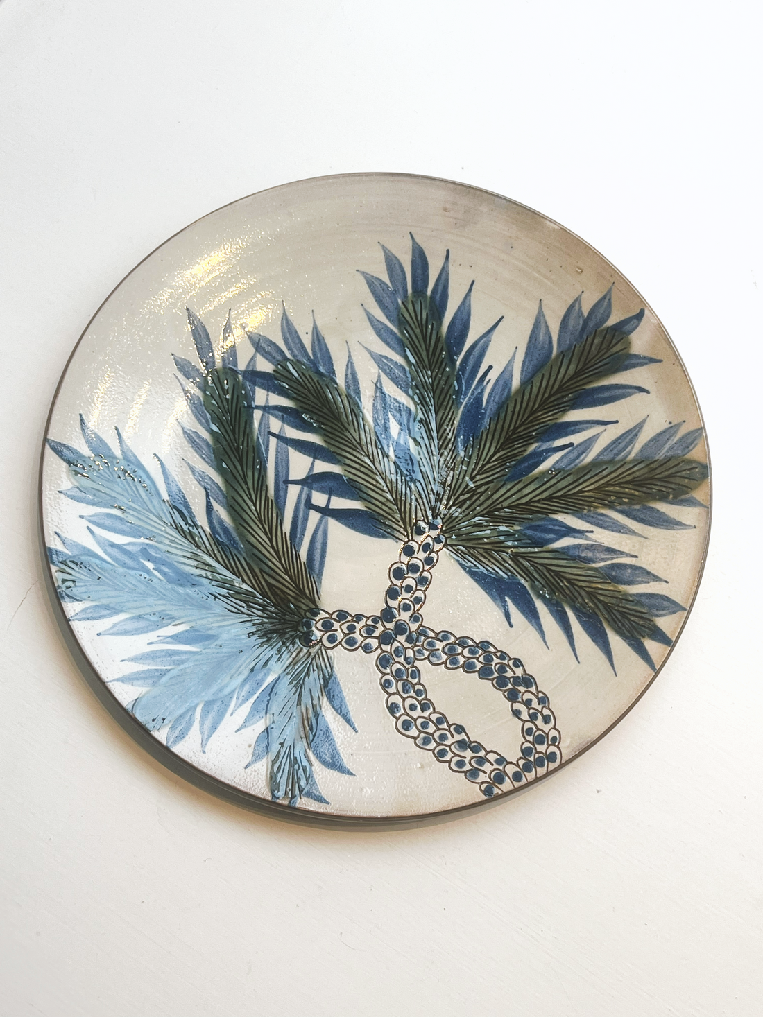 Palm leaf plate I Egypt, Fayoum