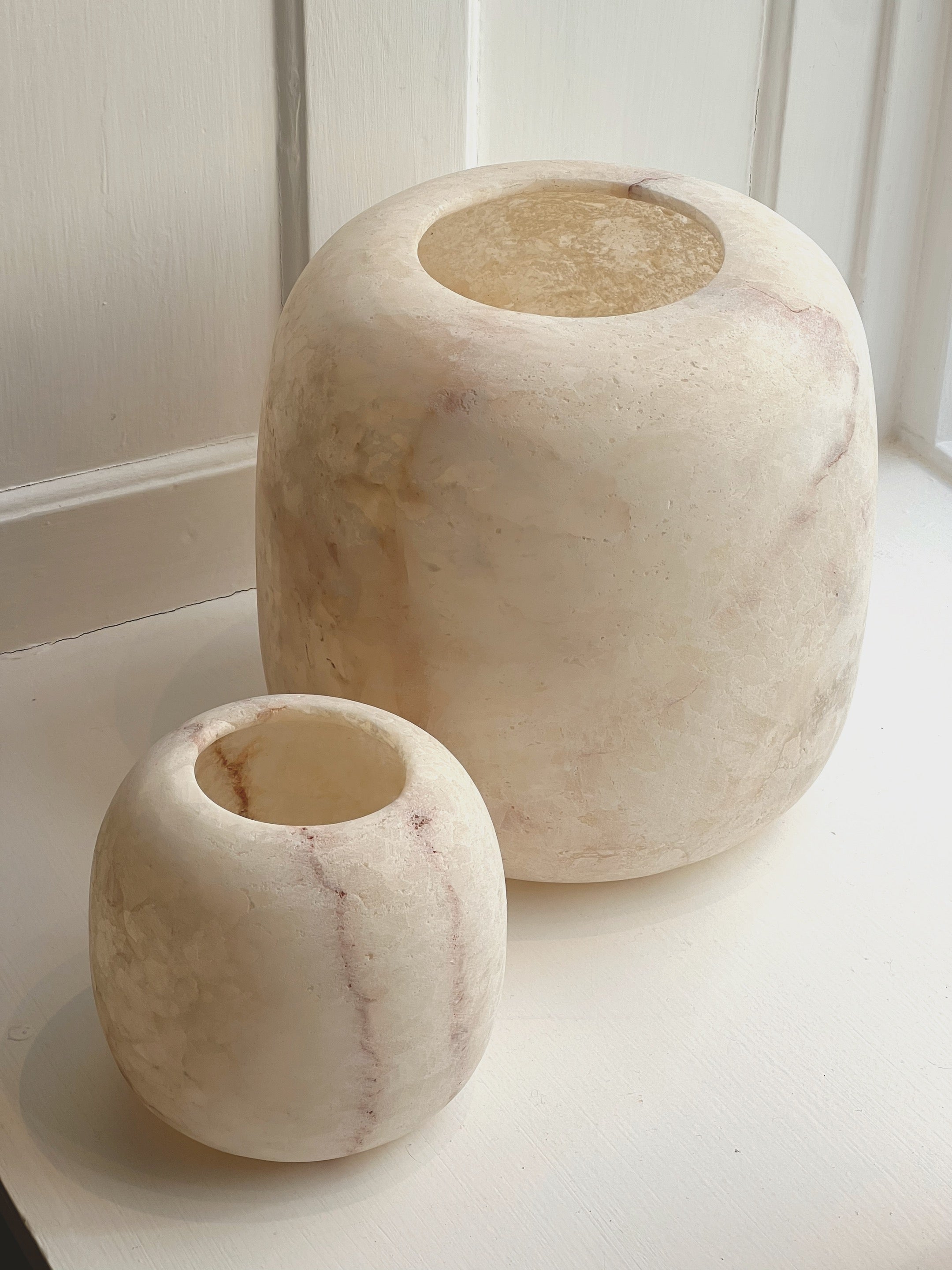 Small alabaster candlelight l Egypt