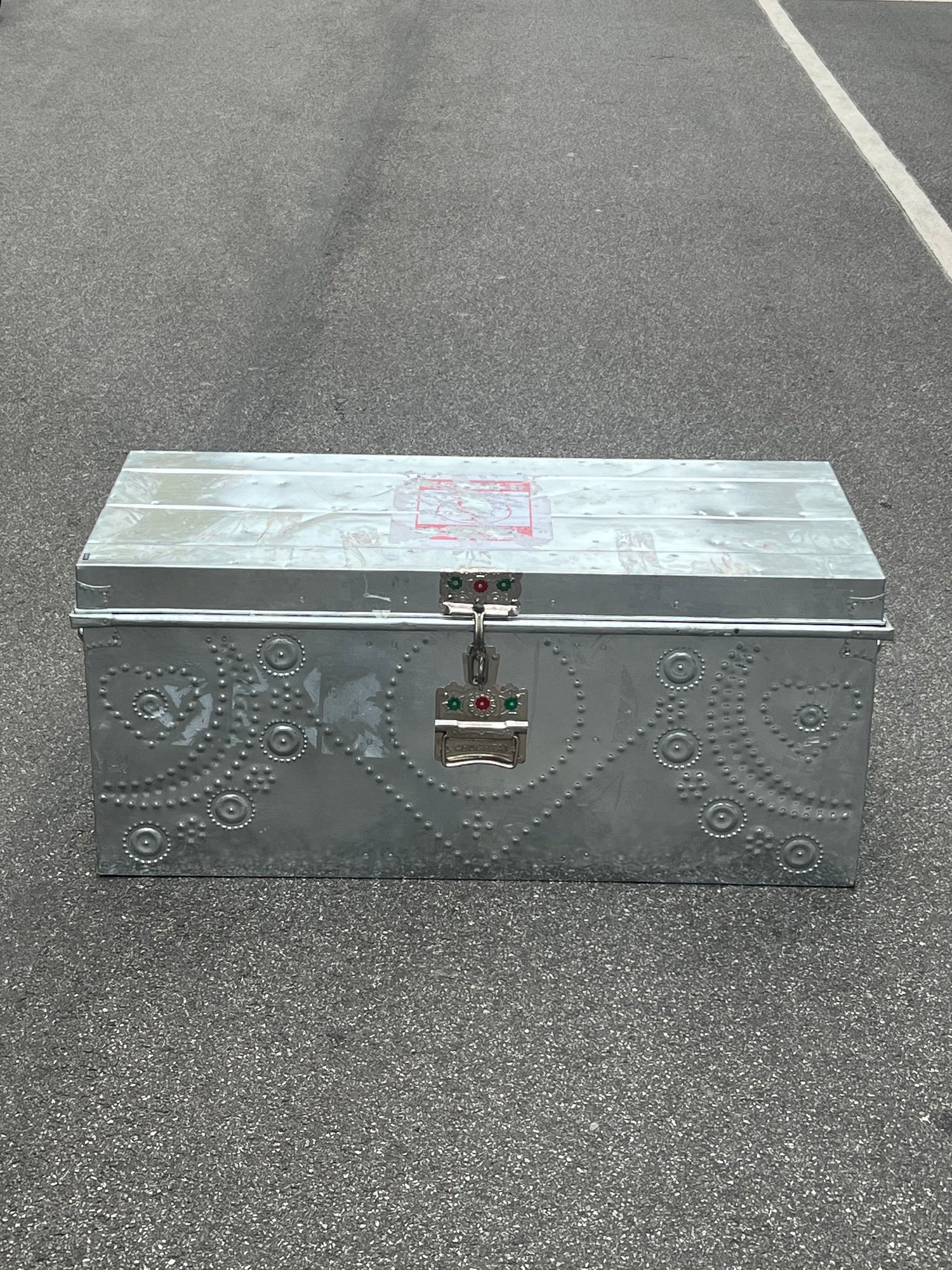 Original silver chest I Afghanistan