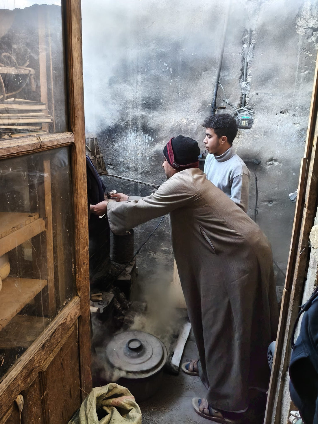 Swimming fish plate I Egypt, Fayoum