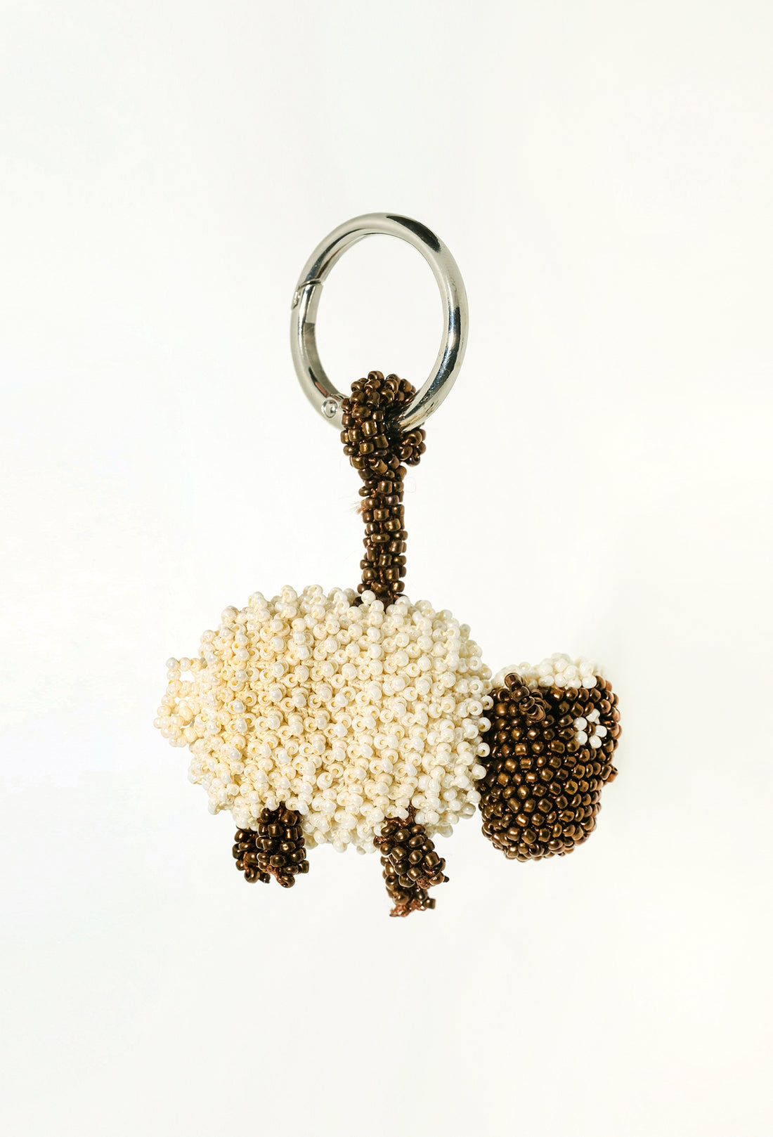 Awassi sheep keychain handmade by Syrian refugee women in Istanbul, Turkey