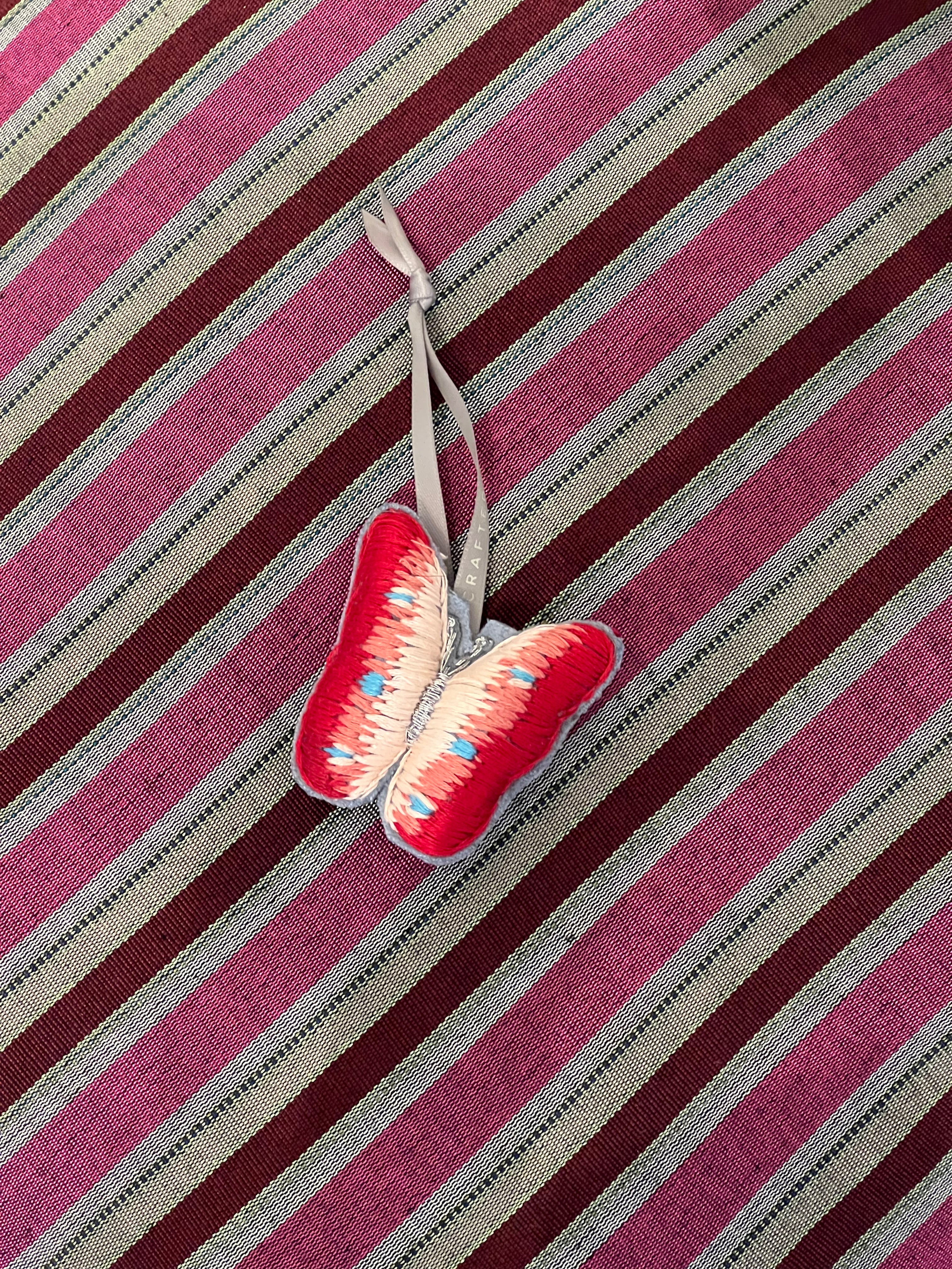 Vibrant Butterfly Ornament