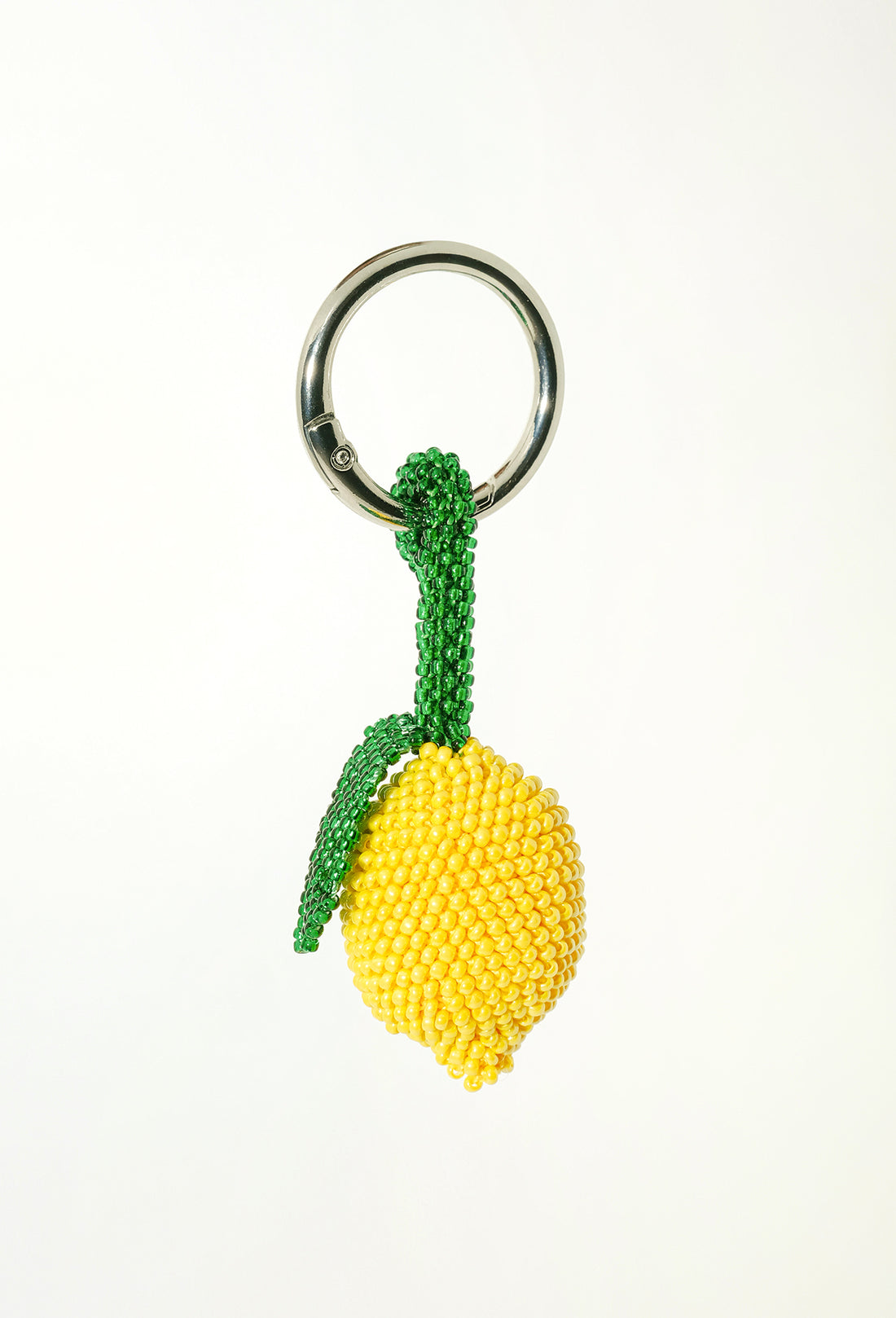 Lemon keychain handmade by Syrian refugee women in Istanbul, Turkey
