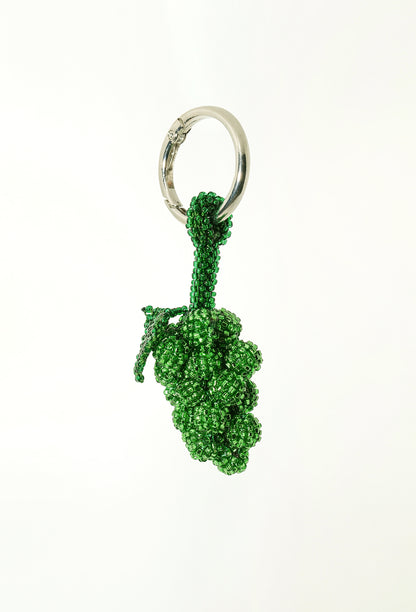 Grape keychain handmade by Syrian refugee women in Istanbul, Turkey