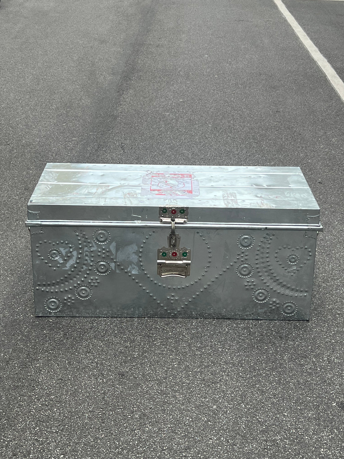 Original silver chest I Afghanistan