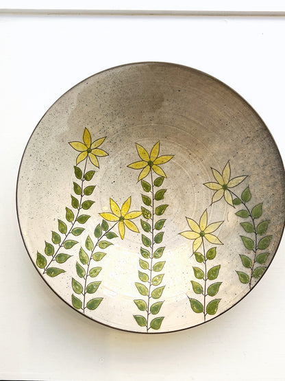 Hand-Painted Fayoum Pottery Flower I Egypt, Fayoum