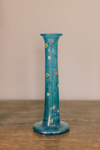 Blue Herati Candlestick l Kabul, Afghanistan