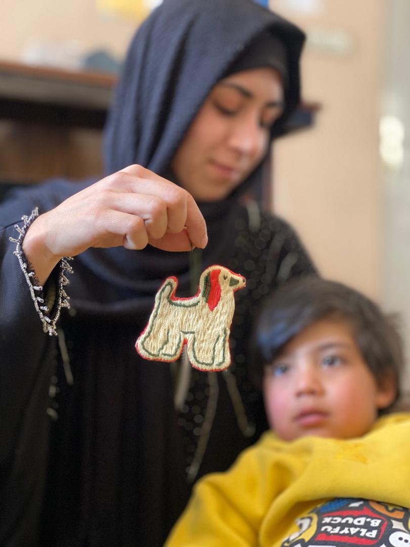 Afghansk mynde ornament I Herat, Afghanistan